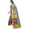 Women's Jacquard Woven Saree With Unstitched Blouse 5.5Mtr (Light Blue) Women's Jacquard Woven Saree With Unstitched Blouse 5.5Mtr (Light Blue)