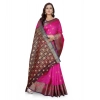 Women's Jacquard Woven Saree With Unstitched Blouse 5.5Mtr (Pink) Women's Jacquard Woven Saree With Unstitched Blouse 5.5Mtr (Pink)