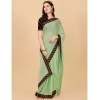 Women's Chiffon Self Design Saree With Unstitched Blouse 5.5Mtr (Light Green) Women's Chiffon Self Design Saree With Unstitched Blouse 5.5Mtr (Light Green)