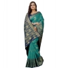 Women's Silk Blend Woven Saree With Unstitched Blouse 5.5Mtr (Dark Blue-Green) Women's Silk Blend Woven Saree With Unstitched Blouse 5.5Mtr (Dark Blue-Green)