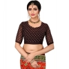 Women's Georgette Floral Print Saree With Unstitched Blouse 5.5Mtr (Orange) Women's Georgette Floral Print Saree With Unstitched Blouse 5.5Mtr (Orange)