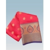 Women's Silk Blend Woven Saree With Unstitched Blouse 5.5Mtr (Red) Women's Silk Blend Woven Saree With Unstitched Blouse 5.5Mtr (Red)