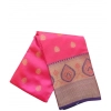 Women's Silk Blend Woven Saree With Unstitched Blouse 5.5Mtr (Pink) Women's Silk Blend Woven Saree With Unstitched Blouse 5.5Mtr (Pink)