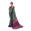 Women's Georgette Floral Print Saree With Unstitched Blouse 5.5Mtr (Green) Women's Georgette Floral Print Saree With Unstitched Blouse 5.5Mtr (Green)