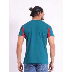 Generic Men's Casual Cotton Printed Round Neck Half Sleeve T-Shirt (Red)