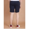 Men's Casual Cotton Striped Above knee Shorts (Navy)