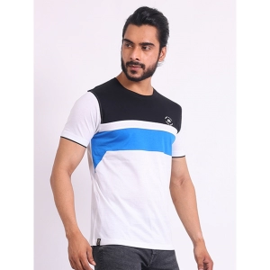 Generic Men's Casual Cotton Printed Round Neck Half Sleeve T-Shirt (Black)