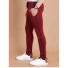Men's Casual Cotton Striped Full Length Track Pant (Maroon) Men's Casual Cotton Striped Full Length Track Pant (Maroon)