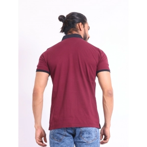 Generic Men's Casual Cotton Printed Polo Neck Half Sleeve T-Shirt (Multicolor)