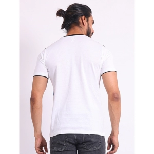 Generic Men's Casual Cotton Printed Round Neck Half Sleeve T-Shirt (Black)