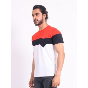 Generic Men's Casual Cotton Printed Round Neck Half Sleeve T-Shirt (Red)
