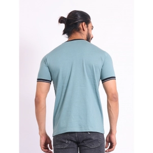 Generic Men's Casual Cotton Printed Round Neck Half Sleeve T-Shirt (Grey)