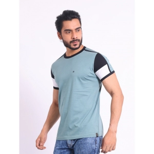 Generic Men's Casual Cotton Printed Round Neck Half Sleeve T-Shirt (Grey)