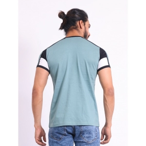Generic Men's Casual Cotton Printed Round Neck Half Sleeve T-Shirt (Grey)