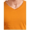 Men's Casual Cotton Solid V Neck Full Sleeve T-Shirt (Mustard) Men's Casual Cotton Solid V Neck Full Sleeve T-Shirt (Mustard)
