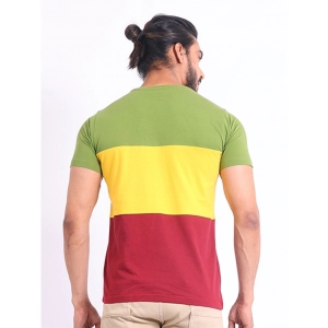Generic Men's Casual Cotton Printed Round Neck Half Sleeve T-Shirt (Multicolor)