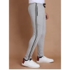 Men's Casual Cotton Striped Full Length Track Pant (Greymelange) Men's Casual Cotton Striped Full Length Track Pant (Greymelange)
