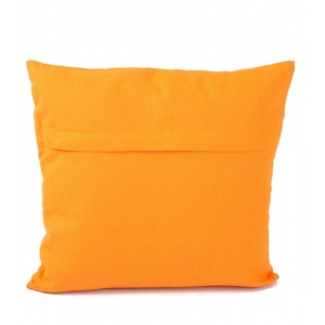 Generic Pack Of_2 Cotton Printed Cushion Cover Sets (Yellow, Size: 16x16 In)