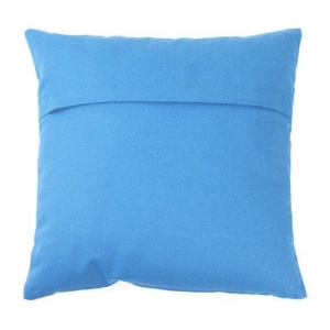 Generic Pack Of_2 Cotton Printed Cushion Cover Sets (Blue, Size: 16x16 In)