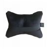 Dropship Pack Of_4 Polyester Solid Car Pillow Sets (Black &amp; Pink, Size: 12x12 In)