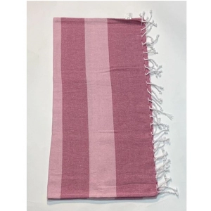 Generic Cotton Striped Bath Towels (Rose, Size: 30x59 In)