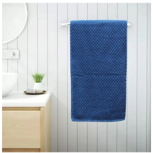 Generic Cotton Popcorn Weave Bath Towels (Blue)