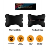Dropship Pack Of_6 Polyester Solid Car Pillow Sets (Black, Size: 12x12 In)