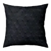 Dropship Pack Of_4 Polyester Printed Car Pillow Sets (Black, Size: 12x12 In)