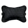 Dropship Pack Of_4 Polyester Printed Car Pillow Sets (Black, Size: 12x12 In)