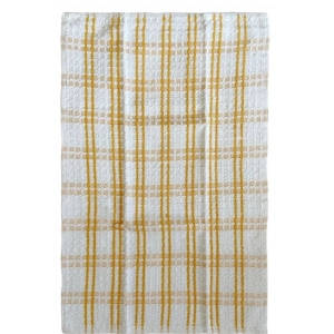 Generic Pack Of_6 Cotton Checkered Kitchen Towel Sets (Yellow)