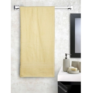 Generic Cotton Solid Bath Towels (Cream, Size: 35x71 In)