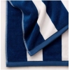 Dropship Cotton Solid Bath Towels (Blue &amp; White, Size: 36x71 In)