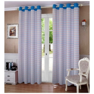 Generic Cotton Printed Curtains (Multicolor, Size: 54x90 In)