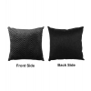Dropship Pack Of_4 Polyester zig zag Car Pillow Sets (Black, Size: 12x12 In)