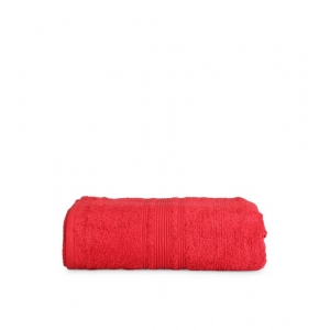 Generic Cotton Striped Bath Towels (Red, Size: 35x71 In)