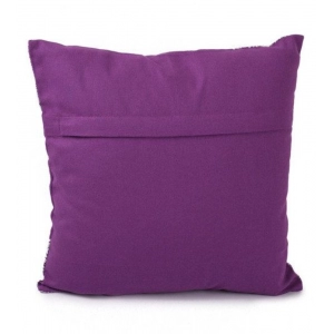 Generic Pack Of_2 Cotton Printed Cushion Cover Sets (Purple, Size: 16x16 In)