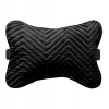Dropship Pack Of_4 Polyester zig zag Car Pillow Sets (Black, Size: 12x12 In)
