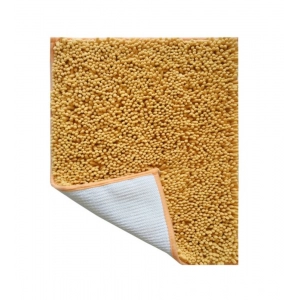 Generic Polyester Knitted Bathmats Sets (Brown, Size: 20x30 In)