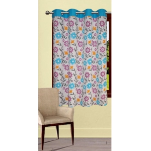 Generic Cotton Printed Curtains (Multicolor, Size: 54x60 In)