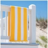 Dropship Cotton Solid Bath Towels (Yellow &amp; White, Size: 36x71 In)
