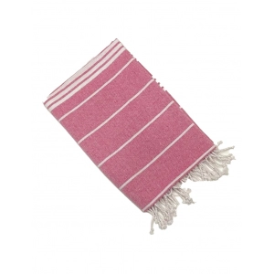 Generic Cotton Striped Bath Towels (Rose, Size: 30x59 In)