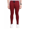 Men's Casual Cotton Striped Full Length Track Pant (Maroon) Men's Casual Cotton Striped Full Length Track Pant (Maroon)
