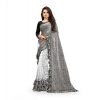 Women's Silk With Mirror Lace Solid Saree With Unstitched Blouse (Grey, 5-5 Mtrs) Women's Silk With Mirror Lace Solid Saree With Unstitched Blouse (Grey, 5-5 Mtrs)