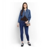 Women's Denim Solid 3-4th Sleeves Shrug (Blue) Women's Denim Solid 3-4th Sleeves Shrug (Blue)