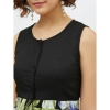 Dropship Women's Rayon Floral Sleeveless Calf-length Dress (Multicolor)