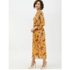 Dropship Women's Polyester Floral Long Sleeves Calf-length Dress (Multicolor)