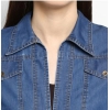 Women's Denim Solid 3-4th Sleeves Shrug (Blue) Women's Denim Solid 3-4th Sleeves Shrug (Blue)