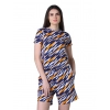 Women's Cotton Blended Printed Round Neck Half Sleeve Top - Shorts Set (Yellow) Women's Cotton Blended Printed Round Neck Half Sleeve Top - Shorts Set (Yellow)