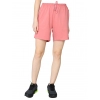 Dropship Women's Cotton Solid Above Knee Shorts (Pink)