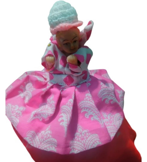 Laddu Gopal Cottn Dress Size: 0 To 6 (Pink)